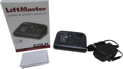 LiftMaster 829LM Garage Door Monitor, Black
