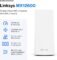 Linksys Mesh WiFi 6 Velop Tri-Band | with Apple HomeKit | Connect 120+ Devices | WiFi Extender Replacement | 8,100 Sq Ft Coverage | MX12600-3PK
