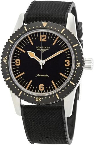Longines Heritage Automatic Black Dial Men’s Watch L2.822.4.56.9