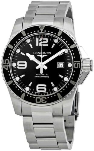 Longines Hydroconquest Automatic 44 mm Black Dial Men’s Watch L3.841.4.56.6