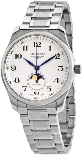Longines Master Automatic Moonphase Silver Dial Men’s Watch L29094786