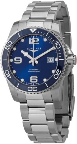 Longines Men’s HYDROCONQUEST Ceramic Blue DIAL 41MM Automatic Diving Watch L37814966