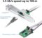 M.2 A+E Key 2.5G Gigabit Ethernet Network Card, 18-cm Cable Length