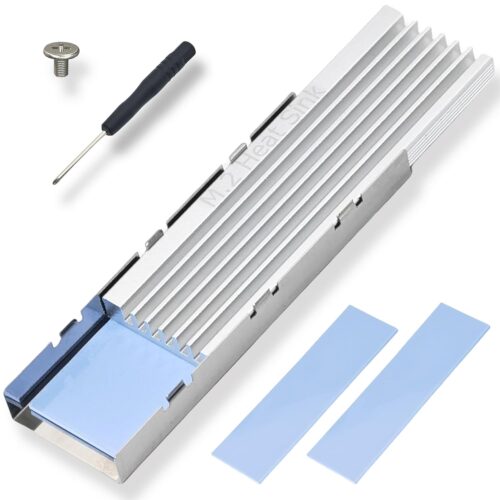 M.2 Heatsink with Thermal Silicone Pad for PS5/PC/Workstation – NVME Heatsink, SSD HeatSink, M.2 Heat Sink