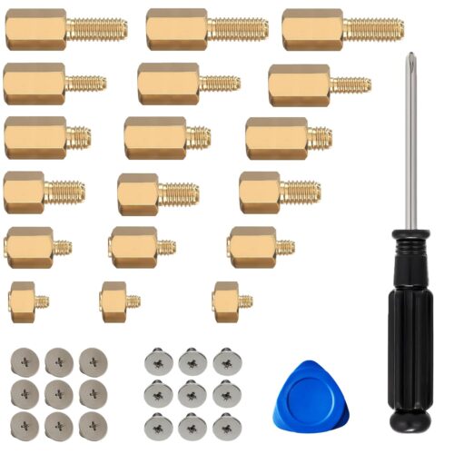 M.2 SSD Screw M.2 SSD Standoff and Screw NVMe M.2 SSD Screw Kit for Asus Gigabyte ASRock MSI & PlayStation 5 Motherboards,Mounting Screws for PCle NVMe M.2 SSD