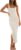 MEROKEETY Women’s 2025 Summer Spring Bodycon Midi Dress Vacation Sleeveless Ribbed Knit Striped Party Sweater Dresses
