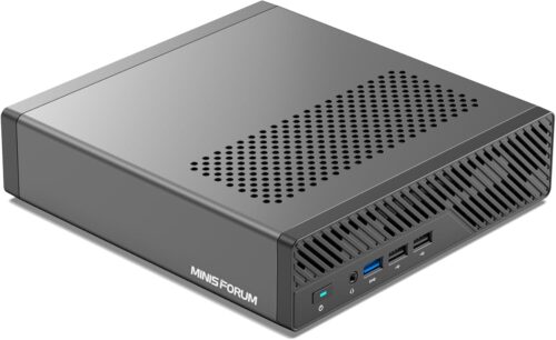 MINISFORUM MS-01 Mini Workstation Intel Core i9-13900H (vPro Enterprise Support) 32GB DDR5 1TB SSD Mini PC,2x 10Gbps SFP+/2x 2.5G RJ45/2x USB4/HDMI/1x PCIe4.0x16 slot/Support 3x M.2 2280/22110/U.2 SSD