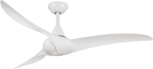 MINKA-AIRE F843-WH Wave 52 Inch 3 Blade Ceiling Fan in White Finish
