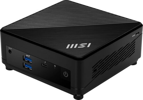 MSI Cubi 5 Barebones Mini PC: Intel Core i3-1215U, WiFi 6E, BT 5.2, Thunderbolt Type-C, Dual Display, Energy Efficient, Black: 12M-086BUS