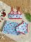 MakeMeChic Girl’s 3 Piece Bikini Set Bow Swimsuit Spaghetti Strap Cute Bathing Suit with Ruched Cover Up Skirt