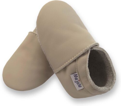 Mejale Baby Infant Toddler Shoes Slip-on Soft Sole Leather Moccasins Pre-Walkers