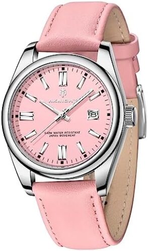 Men Watch Waterproof Stainless Steel Watch for Men Analog Chronograph Fashion Watch, Easy Read Men Dress Watch Luminous Watch Elegant Gift