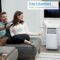 Midea 8,000 BTU ASHRAE (5,300 BTU SACC) Portable Air Conditioner, Cools up to 175 Sq. Ft., with Dehumidifier & Fan mode, Easy- to-use Remote Control & Window Installation Kit Included