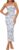 Milumia Women’s Summer Disty Floral Bodycon Maxi Dress Strapless Tube Top Long Dresses Wedding Guest Party