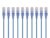 Monoprice Cat6A Ethernet Patch Cable – Snagless RJ45, 550Mhz, 10G, UTP, Pure Bare Copper Wire, 30AWG, 10-Pack, 1 Feet, Blue – SlimRun Series
