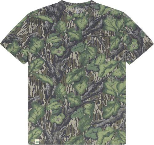 Mossy Oak Men’s Camo Hunting Shirt Short Sleeve Cotton