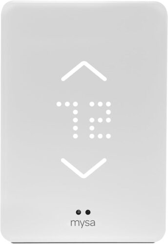 Mysa Smart Thermostat for Electric Baseboard Heaters 240V | Remote Control with 100% Free APP | Easy Install | HomeKit, Alexa, Google Home | Wi-Fi Programmable | Temp. & Humidity Alerts