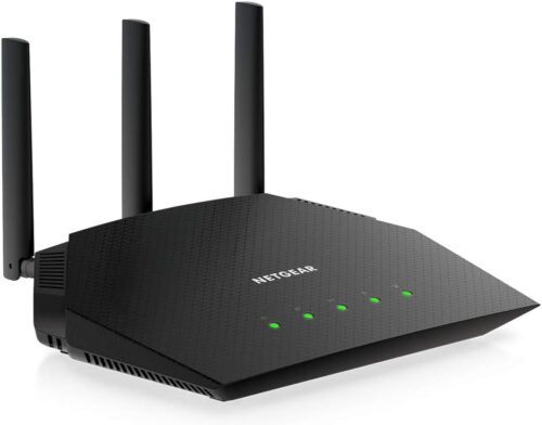 NETGEAR 4-Stream WiFi 6 Router (R6700AXS) – with 1-Year Armor Internet Security – AX1800 Wireless Speed (Up to 1.8 Gbps) | Coverage up to 1,500 sq. ft., 20+ Devices
