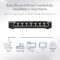 NETGEAR 8-Port Gigabit Ethernet Unmanaged Essentials Switch (GS308) – Home Network Hub, Office Ethernet Splitter, Plug-and-Play, Silent Operation, Desktop or Wall Mount