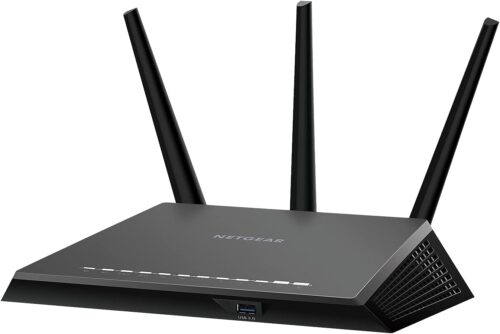 NETGEAR Nighthawk Smart Wi-Fi Router (R7000) – AC1900 Wireless Speed (Up to 1900 Mbps) | Up to 1800 Sq Ft Coverage & 30 Devices | 4 x 1G Ethernet and 2 USB Ports | Armor Security