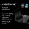 NETGEAR Nighthawk WiFi 6E Router (RAXE500) – Security Features, 12-Stream Gigabit Router AXE11000 Tri-Band Wireless Speed (Up to 10.8Gbps), New 6GHz Band, Coverage up to 3,500 sq. ft, 60 Devices
