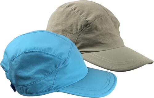 N’Ice Caps Kids 2-Pack UPF 50+ Sun Hats Adjustable Mesh Lined UV Protection
