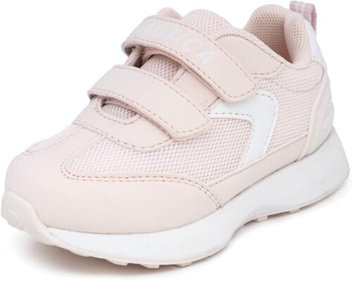 Nautica Kids’ Double Strap Sneakers | Casual Athletic Shoes for Boys and Girls | Durable and Comfortable Fit for Toddlers and Little Kids