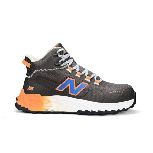 New Balance Fresh Foam Cremorne Composite Toe Safety Shoes for Men – Non Slip, Electrical Hazard – Brown, Mid