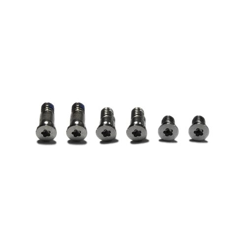 New Bottom Case Screws (Pentalobe P5) 6 pcs Replacement for MacBook Pro 13″ A1708 A2159 A2338 2016-2020 Year (Space Gray)