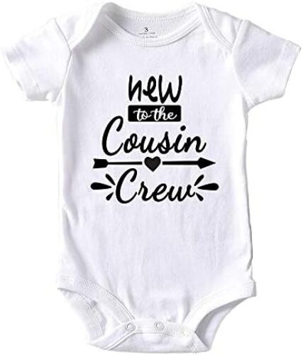 New Cousin Crew Baby Boy Clothes Unisex Funny Baby Girl Bodysuits 0-3 months