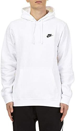 Nike Mens Club Pull Over Hooded Sweatshirt