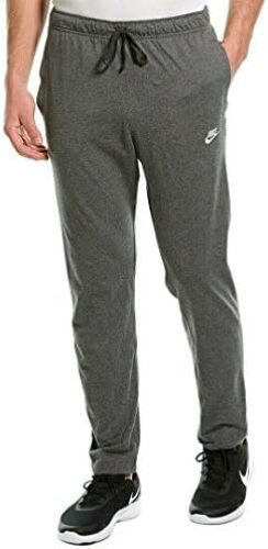 Nike Sportswear Club Fleece Light Weight Men’s Jersey Pants Charcoal Heather/White Size S