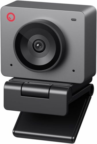OBSBOT Meet SE 1080P 100FPS Webcam for PC, AI Framing Streaming Camera with 1/2.8″ Sensor, Beauty Mode, Gesture Control, Staggered HDR, Web Camera for Desktop Computer, Laptop, Meeting. (Space Grey)