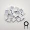 OEM Profile White Blank Keycaps PBT Material 1U R4 Keycap for MX switches Mechanical Keyboard (White, 20pcs)