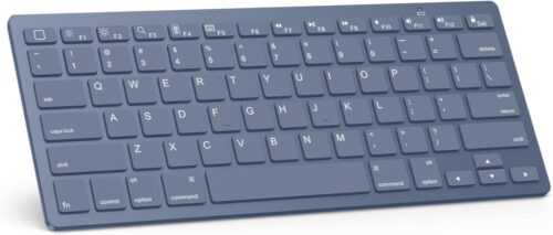 OMOTON Bluetooth Keyboard for iPad 10th Generation, iPad 10.2 (9th/8th/7th), iPad Pro 13/12.9/11 inch, iPad Air 13/11 inch, iPad Air 5th/4th Gen, iPad Mini and More Bluetooth Enabled Devices, Blue