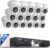 ONWOTE 16 Channel 4K PoE Security Camera System, 12MP 16CH Commercial NVR 4TB, 16x 8MP 134° Outdoor IP Cameras with Audio, AI Detect Human Vehicle, 16x Cables (Total 1280ft), Wired CCTV for Business