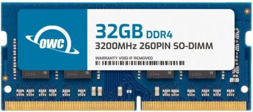 OWC 32GB DDR4 3200MHz PC4-25600 CL22 2RX8 Non-ECC SODIMM 1.2V 260-pin Laptop Notebook Memory RAM Upgrade Module