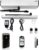 Olideauto Smart Home Door Opener WiFi Phone APP Remote Control Automatic Swing Door,Compatible with Alexa,Google Home,Voice Control Electric Door with Wireless Access Keypad,Electric Strike,Receiver