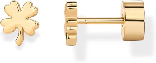 PAVOI 14K Gold Plated Sterling Silver Posts Dainty Emoji Screwback Earrings for Women | Dainty Helix Cartilage Piercing Jewelry | Palm Tree Bow Flower Bumble Bee Star Martini Clover Wishbone Smiley Rose Mushroom Blaze It Leaf Western Cowgirl Boots Cactus Horseshoe Flatback Stud Earrings Piercing