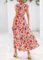PRETTYGARDEN Women’s 2025 Summer Floral Midi Dress Cap Sleeve V Neck Ruffle Long Flowy Boho Casual Beach Vacation Dresses