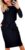 PRETTYGARDEN Women’s Fall Bodycon Party Dress Casual Long Sleeve Tie Waist Fitted Sheath Pencil Dresses with Pockets