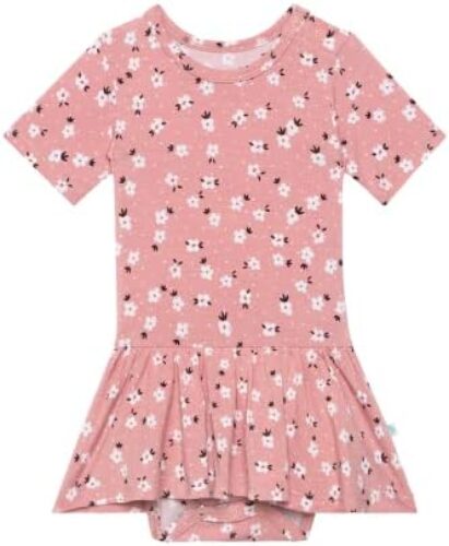 Posh Peanut Baby Twirl Skirt Bodysuit – Infant Girl Clothes – Viscose from Bamboo