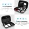 ProCase Hard Travel Electronic Organizer Case for MacBook Power Adapter Chargers Cables Power Bank Apple Magic Mouse Apple Pencil USB Flash Disk SD Card Small Portable Accessories Bag -L, Darkgrey