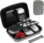 ProCase Hard Travel Electronic Organizer Case for MacBook Power Adapter Chargers Cables Power Bank Apple Magic Mouse Apple Pencil USB Flash Disk SD Card Small Portable Accessories Bag -L, Darkgrey