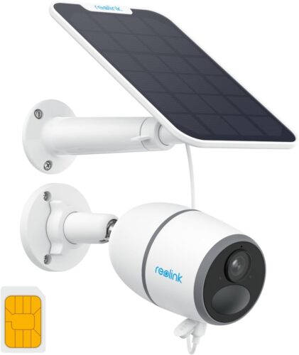 REOLINK 2K LTE Celluar Security Camera – 4G No WiFi, Rechargeable Battery, Wireless Solar Powered, 4MP Night Vision, 2-Way Talk, Smart Person/Vehicle Detection, Go Plus+Solar Panel, Updated Version