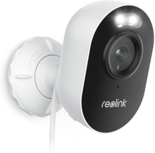 REOLINK Wireless Outdoor Security Camera Lumus 2K, Upgraded 4MP Spotlight Color Night Vision, 2.4/5GHz Dual-Band WiFi Plug in Camera, Smart Person/Vehicle/Animal Detection, Two-Way Talk, Local Storage