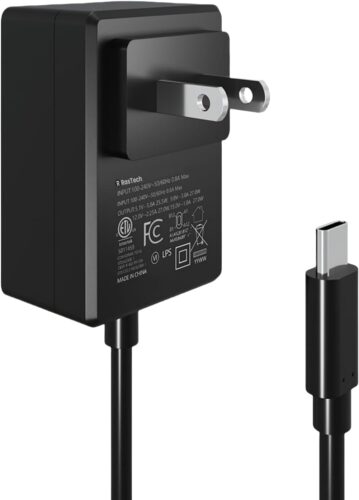 RasTech Raspberry Pi 5 GaN PD 27W Power Supply 5.1V 5A USB-C Pi 5 AC Adapter for Raspberry Pi 5/Pi4/Pi 3 B+/Pi 2/Pi