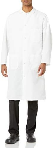 Red Kap Men’s RK Gripper Front Spun Polyester Butcher Coat