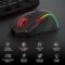 Redragon M612 PRO RGB Gaming Mouse, 8000 DPI Wired/Wireless Optical Mouse with 9 Programmable Buttons & 7 Backlit Modes, BT & 2.4G Wireless, Software Supports DIY Keybinds Rapid Fire Button