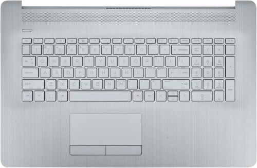 Replacement Upper Case Palmrest for HP 17-by 17t-by 17-ca 17z-ca 17t-by400 17-by0026cy 17z-ca300 Series Laptop Backlit Keyboard with ODD with PTP Touchpad Assembly P/N: L92783-001 6070B1308113